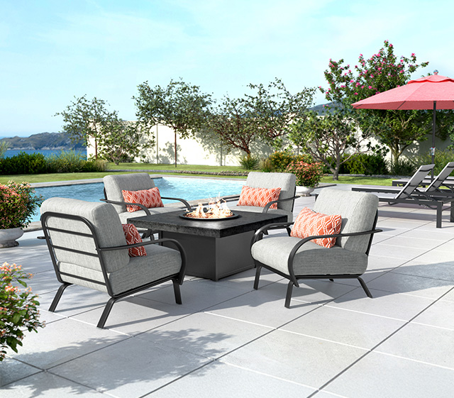 Concrete Fire Tables